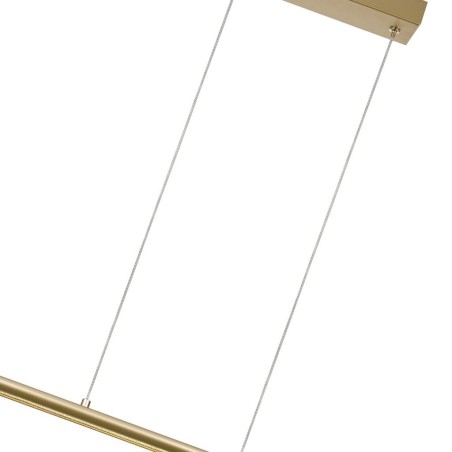 Lámpara LED 38W 3000K serie LINEAL Oro - 122x3.6x7-157h