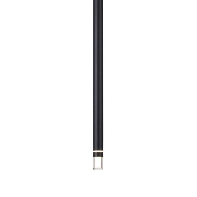 Colgante LED 7W 3000K serie MOANA Negro - 2.5x4.5-204.5h