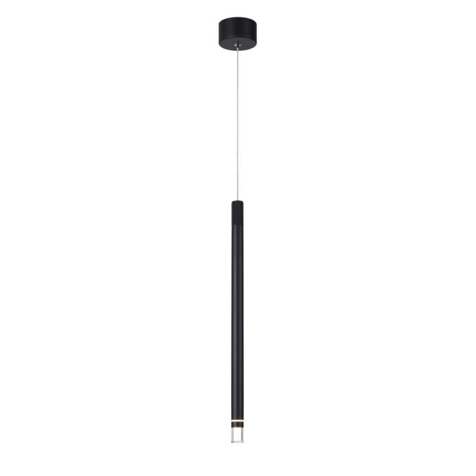 Colgante LED 7W 3000K serie MOANA Negro - 2.5x4.5-204.5h