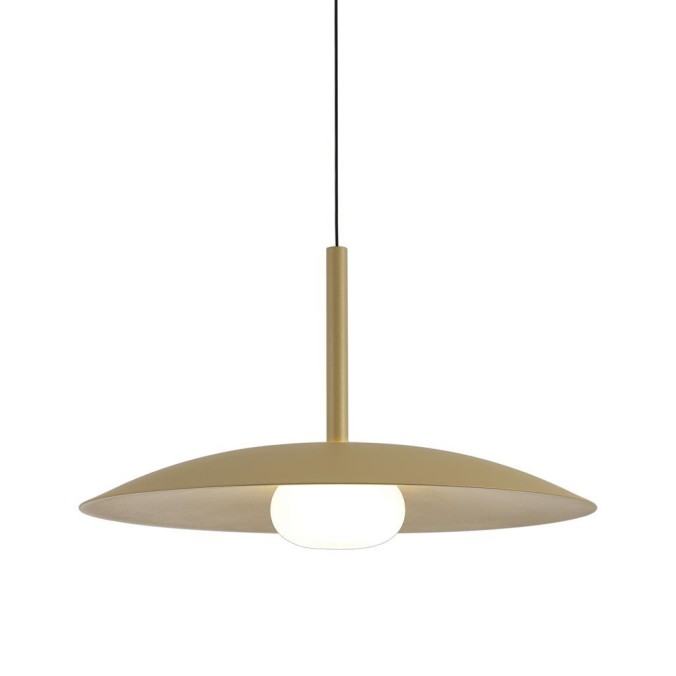 Colgante LED 12W 3000K serie LIDIA Oro Mate - 46x40-180h