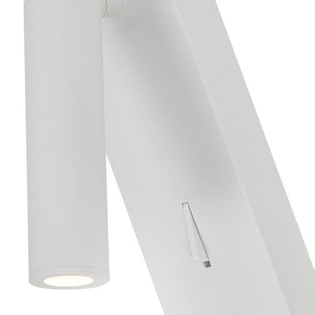 Aplique Lector LED 3W 3000K Blanco TYPE-C Cargador serie TARIFA III Blanco - 6x12.3x18h