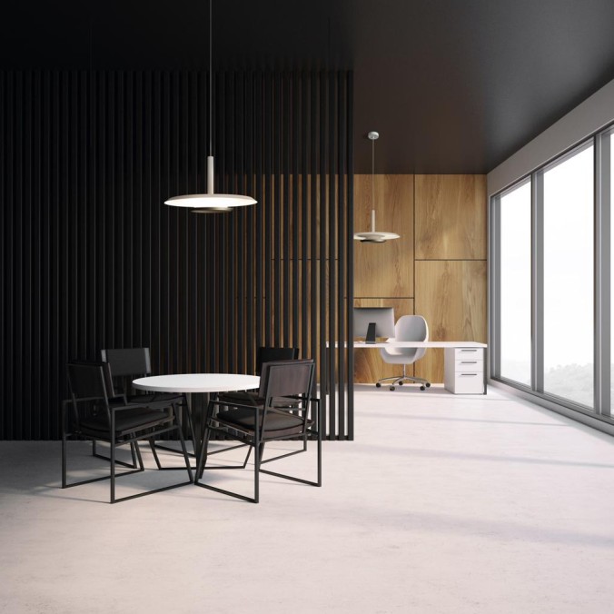 Lámpara LED 24W 3000K serie TINA White/Black - 56x34-200h