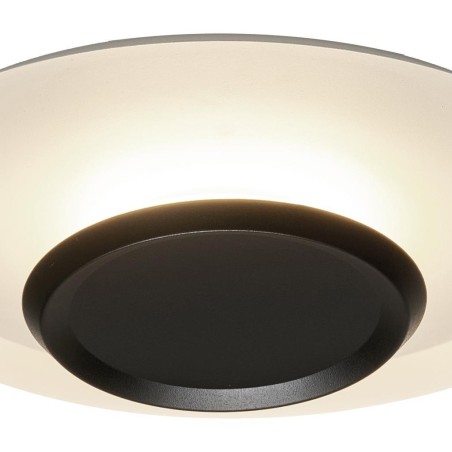 Plafón LED 24W 3000K serie TINA White/Black - 56x8.5h