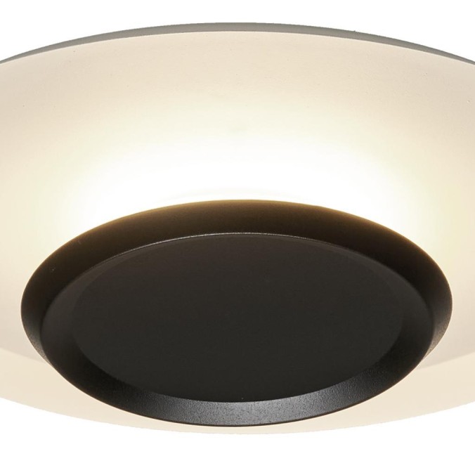 Plafón LED 18W 3000K serie TINA White/Black - 40x7h