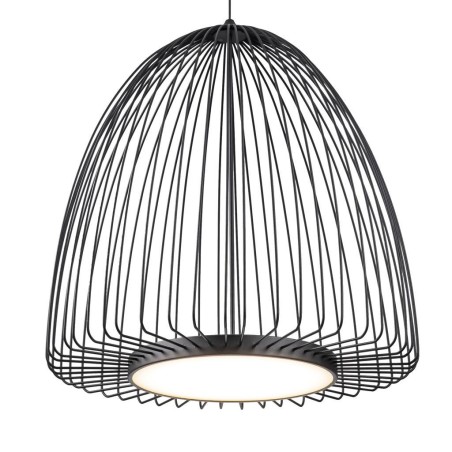 Colgante LED 43W 3000K serie SMART Negro - 46.2x53-203h