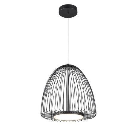 Colgante LED 43W 3000K serie SMART Negro - 46.2x53-203h