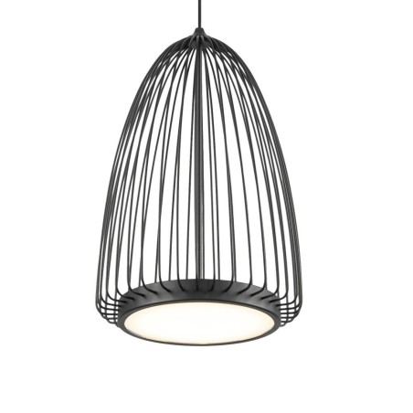 Colgante LED 20W 3000K serie SMART Negro - 22.2x41-191h