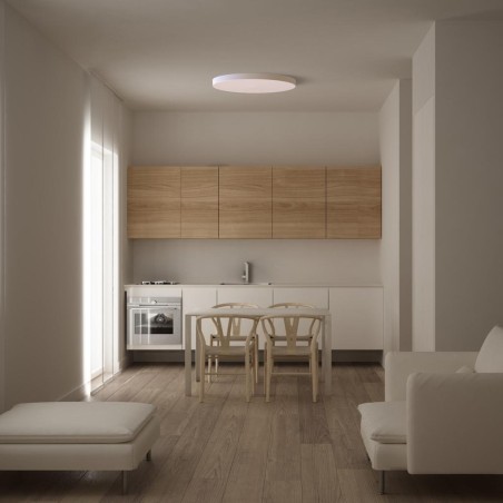 Plafón LED 50W CCT serie TURIN Blanco - 60x5h