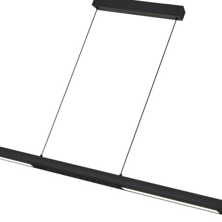 Colgante LED serie LINEAL Negro - 120x4.1x160h