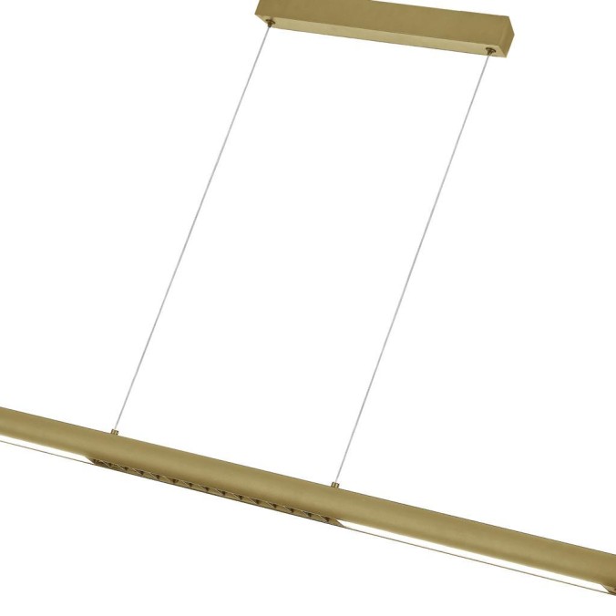 Colgante LED serie LINEAL Oro - 120x4.1x160h
