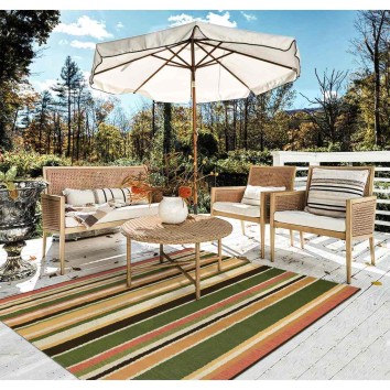 Alfombra de exterior OMBRE CHENILLE I - varios tamaños 2