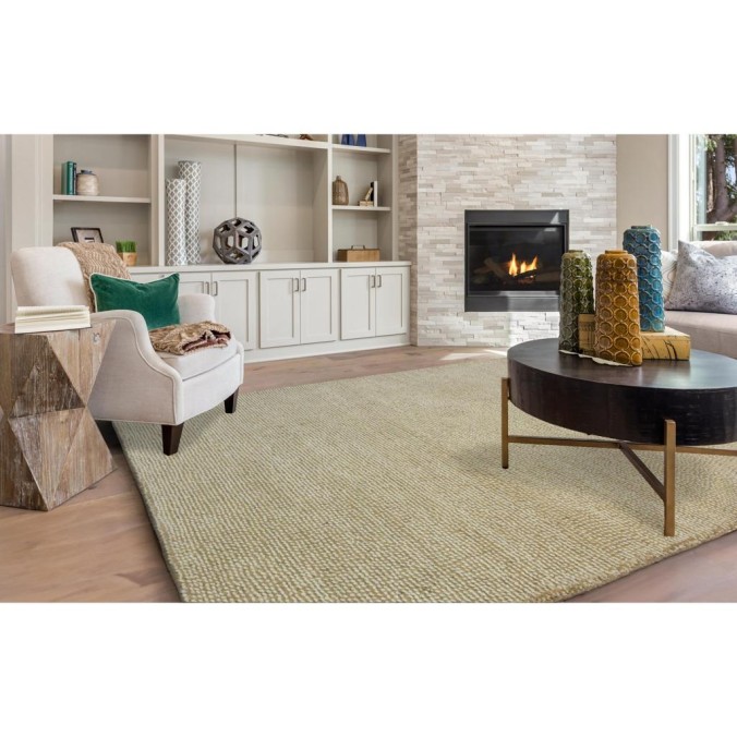 Alfombra 100% LANA serie Natural Dots - varios tamaños