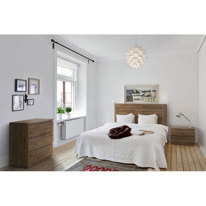 Comoda estilo escandinavo nordico roble 3 cajones