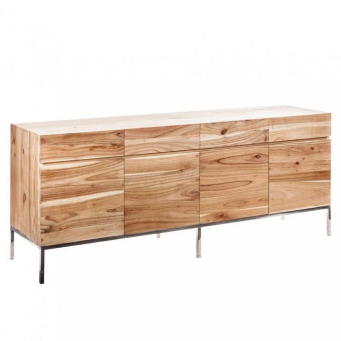 Buffet 190cm de estilo minimalista madera mindi