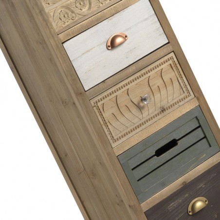 Sinfonier estilo vintage 40x115cm madera de abeto y metal