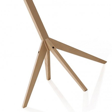 Perchero de pie nórdico 43x165cm madera abedul