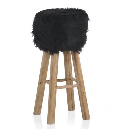 Taburete alto estilo nórdico 30x70cm estructura pino