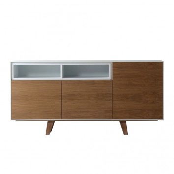 Aparador estilo moderno 160x40x79h chapa de roble