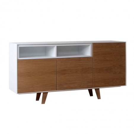 Aparador estilo moderno 160x40x79h chapa de roble