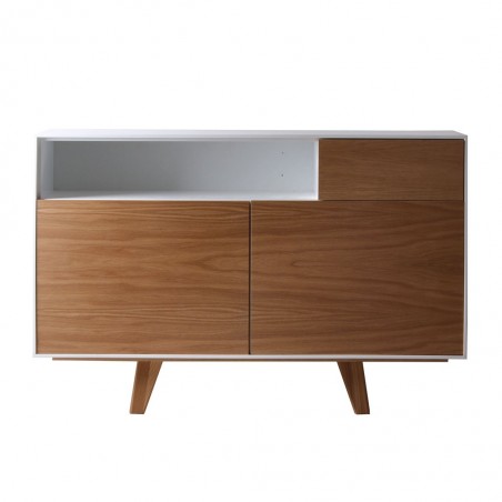 Aparador estilo moderno 120x40x79h chapa de roble