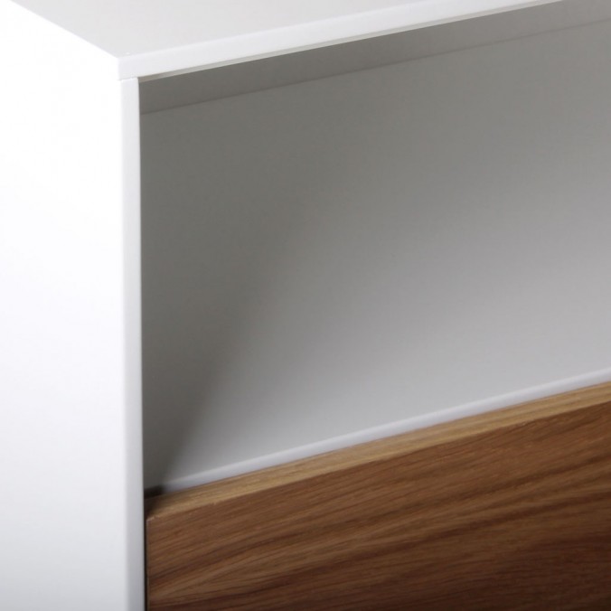 Aparador estilo moderno 120x40x79h chapa de roble Aparador estilo moderno 120x40x79h chapa de roble