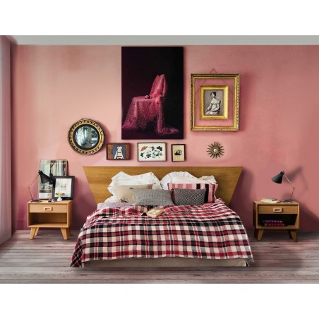 Mesita de noche estilo nórdico 50cm en roble macizo