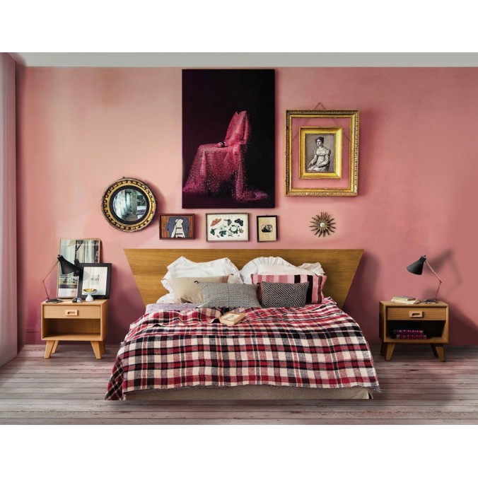 Cabezal de estilo nórdico en chapa de roble Cabezal de estilo nórdico en chapa de roble