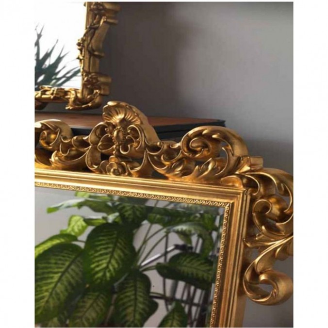 Espejo de pared clásico 45x60cm dmf