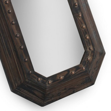 Espejo vintage octogonal 70x90cm abeto