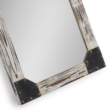 Espejo industrial 70x90cm pino