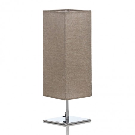 Lámpara de mesa 14x46cm con pantalla cuadrada