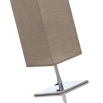 Lámpara de mesa 14x46cm con pantalla cuadrada 2