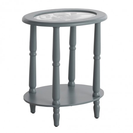 Mesita clásica 50x58cm madera de abeto y DMF