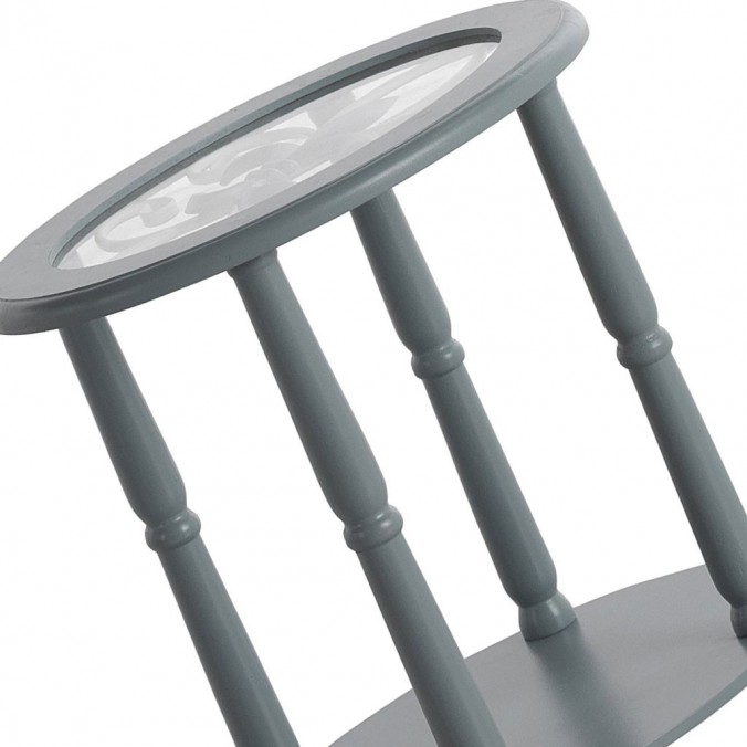 Mesita clásica 50x58cm madera de abeto y DMF