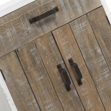 Cómoda estilo vintage 65x73cm en madera decapé 2
