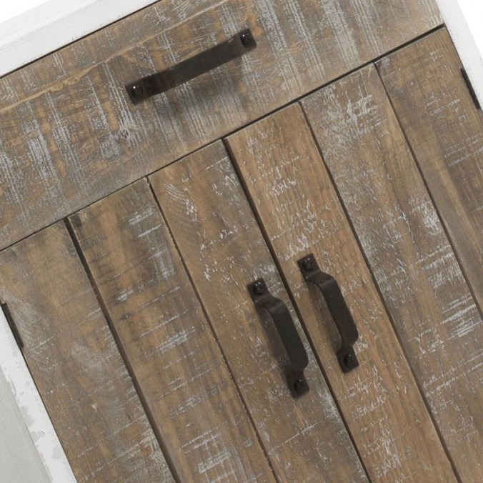 Cómoda estilo vintage 65x73cm en madera decapé