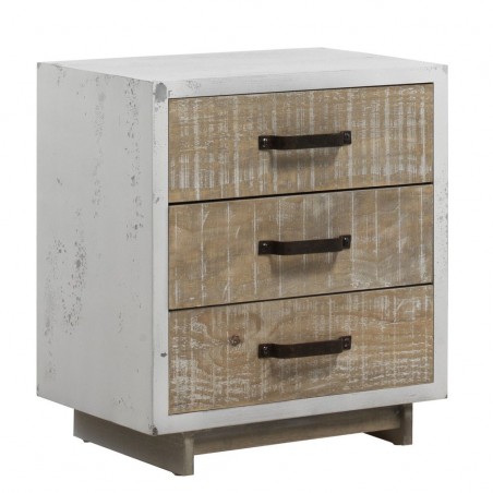 Mesita estilo vintage 50x57cm en madera decapé