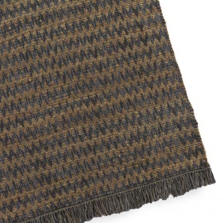 Alfombra espiga 60x120cm yute y algodón