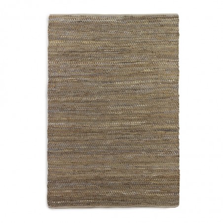Alfombra jaspeada 60x120cm yute y algodón