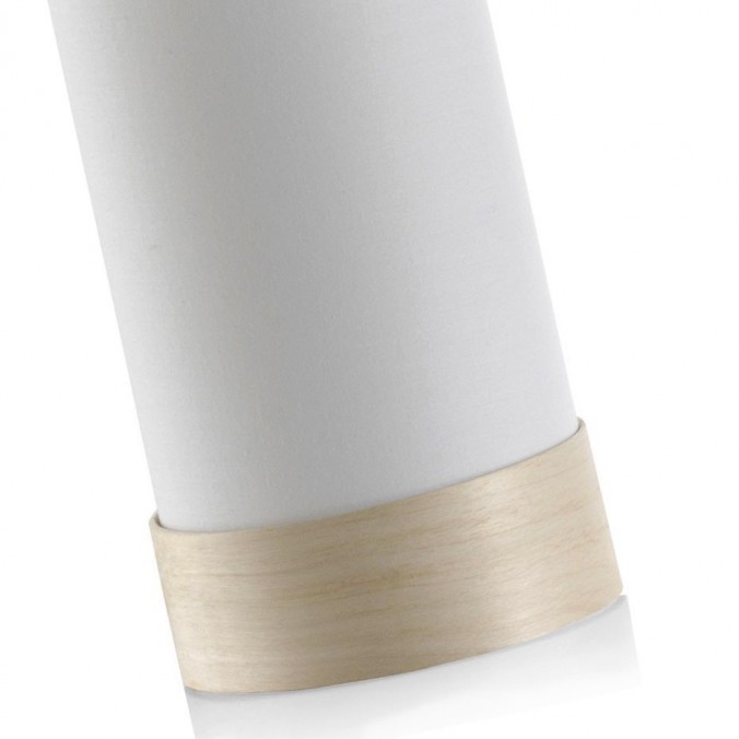 Lámpara de mesa con pantalla 13x26cm blanca Lámpara de mesa con pantalla 13x26cm blanca