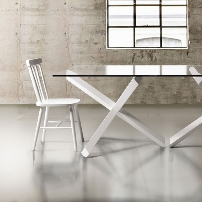 Silla vintage 47x44x85h madera de haya maciza