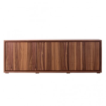 Buffet 180cm diseño contemporaneo en madera de nogal 2