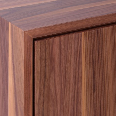 Buffet 180cm diseño contemporaneo en madera de nogal