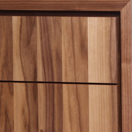 Buffet 240cm diseño contemporaneo en madera de nogal