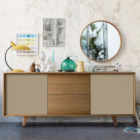 Aparador nórdico 180cm madera de roble maciza