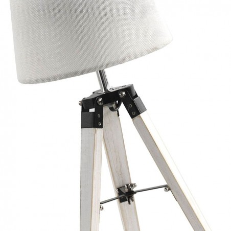 Lámpara de mesa tripode con pantalla 21x46cm