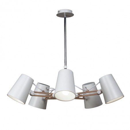 Lámpara de techo 5 luces estilo escandinavo
