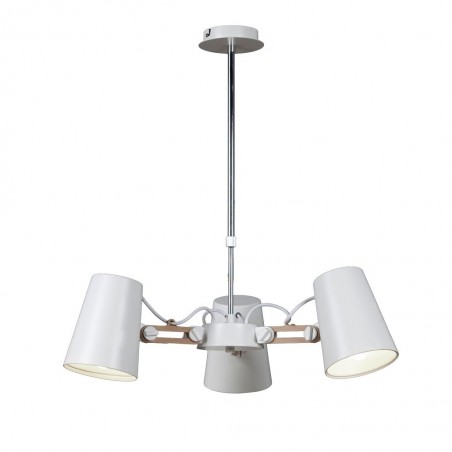 Lámpara de techo 3 luces estilo escandinavo