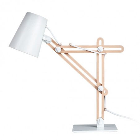 Flexo de mesa orientable estilo escandinavo