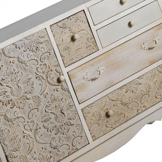 Aparador romántico 108cm madera abeto y mdf Aparador romántico 108cm madera abeto y mdf